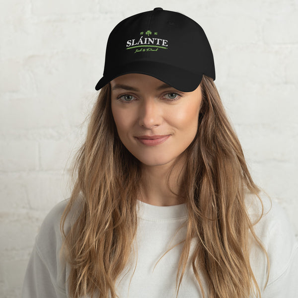 ☘️ Sláinte...Irish & Proud Embroidered Unisex Classic Cap ☘️