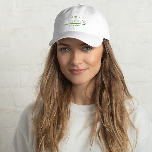 ☘️ Sláinte...Irish & Proud Embroidered Unisex Classic Cap ☘️