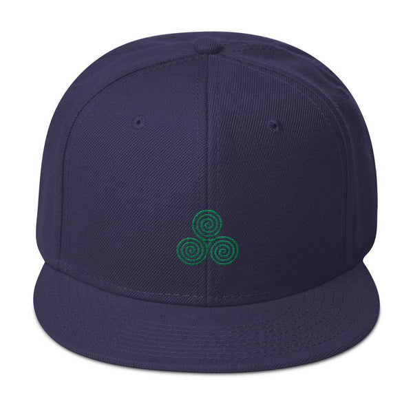 Irish Triskele Wool Blend Snapback