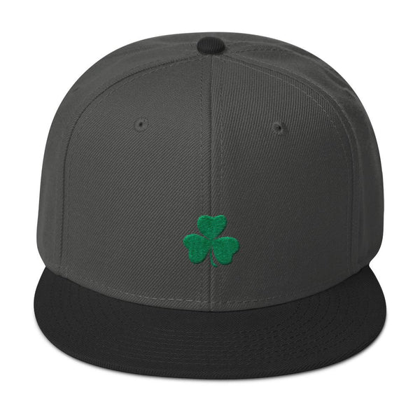 Irish Shamrock Wool Blend Snapback