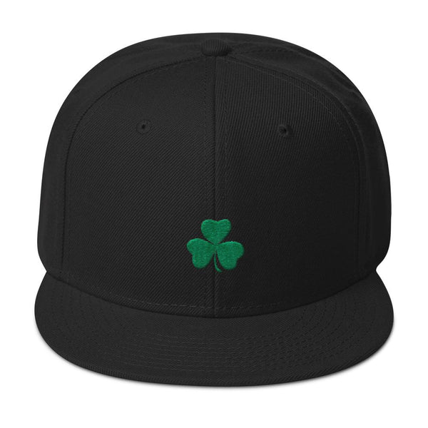 Irish Shamrock Wool Blend Snapback