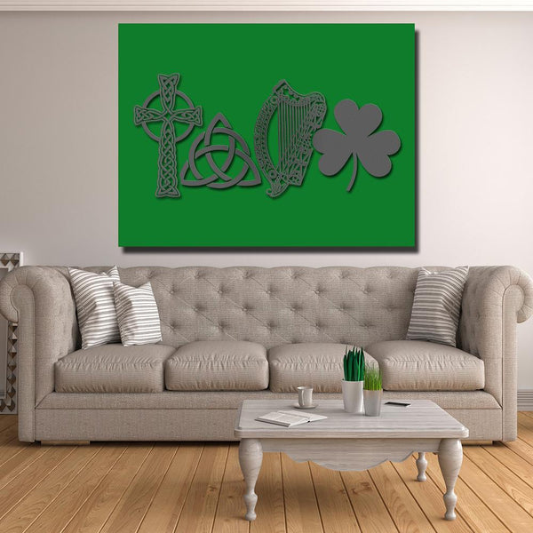 ☘️ LOVE Ireland Canvas Print Wall Art ☘️